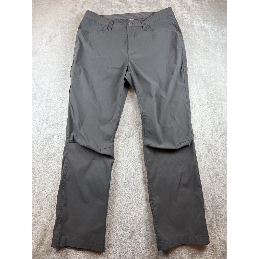 Eddie Bauer Pants‎ Mens 34x30 Gray Tech Performance Stretch Tech Hiking Trail